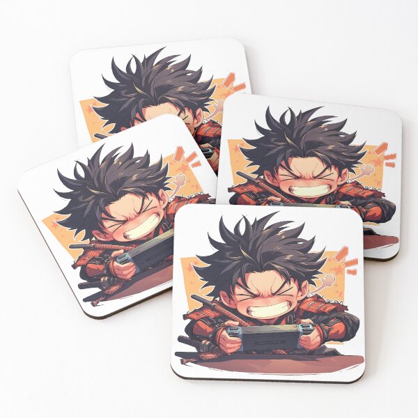 Item preview, Shimazu Toyohisa Drifters Chibi Anime Boy Gaming Illustration designed and sold by earlobejerk.