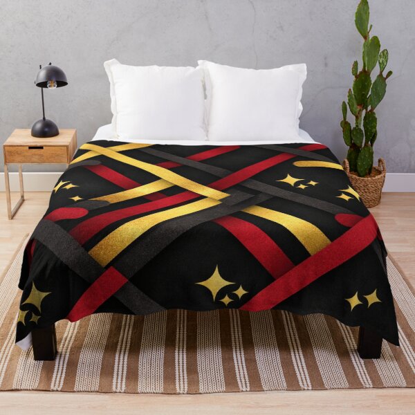 Item preview, Royal Geometric Grid with Gold Sparkles designed and sold by Artozat.
