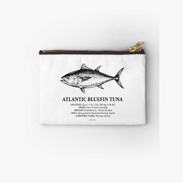 Item preview, Atlantic Bluefin Tuna Scientific Illustration Vintage Fish designed and sold by MotionBanana Art.