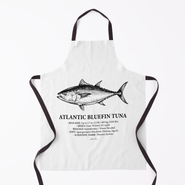Item preview, Atlantic Bluefin Tuna Scientific Illustration Vintage Fish designed and sold by MotionBanana Art.