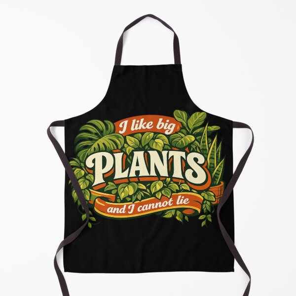 Item preview, I Like Big Plants and I Cannot Lie Retro Botanical Music Pun Design designed and sold by Heather's Creative Apparel.