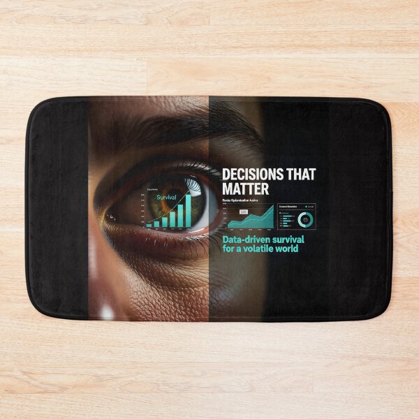 Item preview, "Decisions That Matter — Data‑Driven Survival for a Volatile World" designed and sold by Creative-RE.