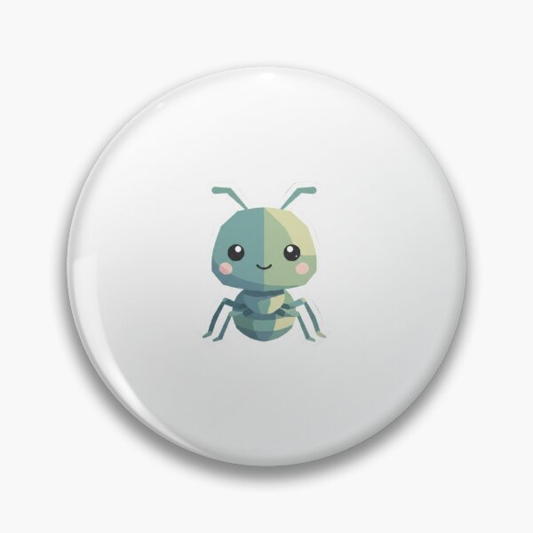 Item preview, Kawaii Smiling Ant – Cute Insect Sticker for Kids and Students designed and sold by bsbd-action.