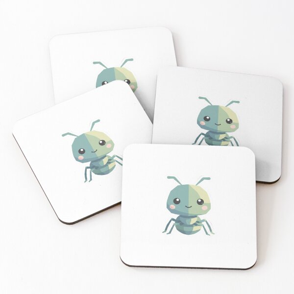 Item preview, Kawaii Smiling Ant – Cute Insect Sticker for Kids and Students designed and sold by bsbd-action.