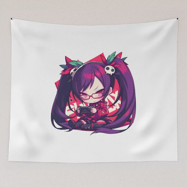 Item preview, Blazblue Litchi Faye Ling BlazBlue Chibi Anime Girl Gaming Cute Design designed and sold by earlobejerk.