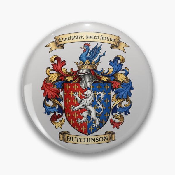 Item preview, The Hutchinson Family Coat of Arms designed and sold by BagTown Clans.