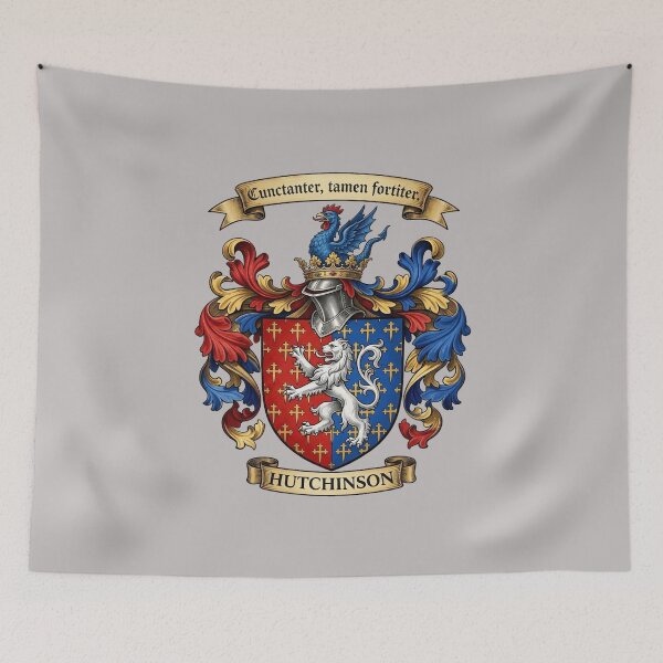 Item preview, The Hutchinson Family Coat of Arms designed and sold by BagTown Clans.