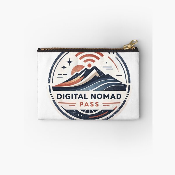 Item preview, Digital Nomad Pass Badge: Freedom, Travel & Remote Work Lifestyle designed and sold by Creative88Art.