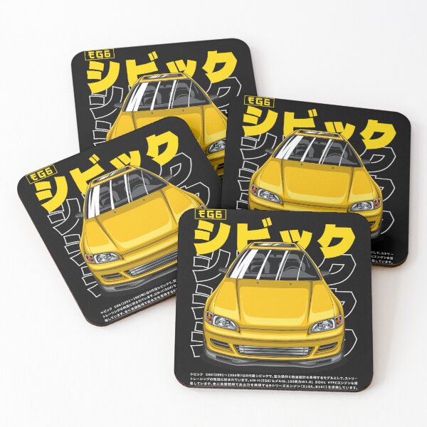 Item preview, Civic EG6 SiR-II (Carnival Yellow) designed and sold by JioojiProject.