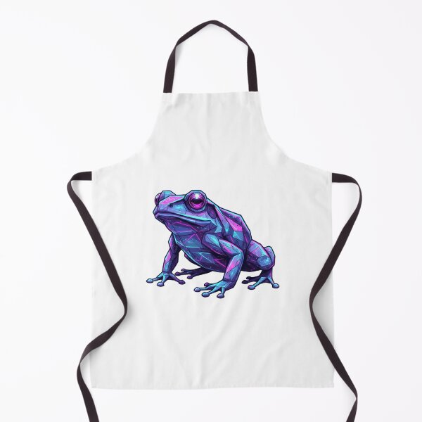 Item preview, Psychedelic Neon Frog – Glowing Frog Design for Vaporwave Art Lovers designed and sold by bsbd-action.