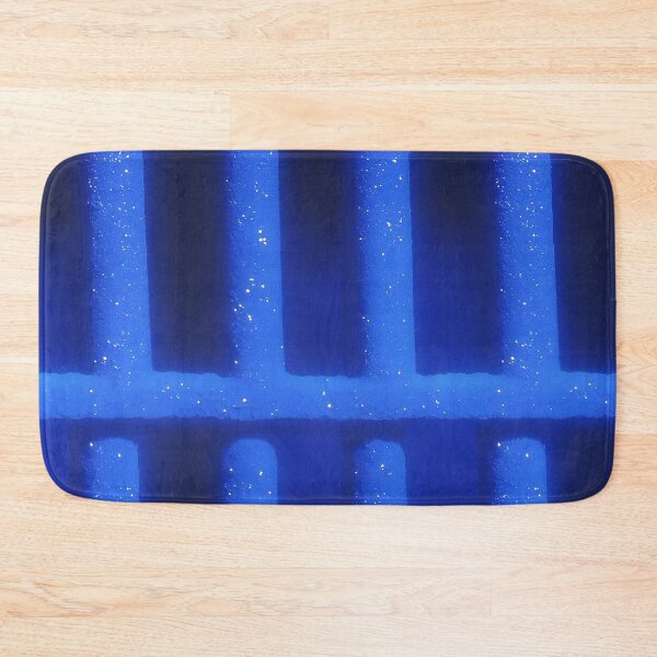 Item preview, Electric Blue Neon Bar Stripe Pattern designed and sold by bubblegoth.