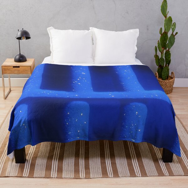 Item preview, Electric Blue Neon Bar Stripe Pattern designed and sold by bubblegoth.