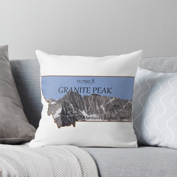 Item preview, Granite Peak Montana's highest peak illustration designed and sold by scrossdesigns.