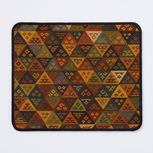 Item preview, Moroccan Berber Kilim Geometric Tribal Pattern Textile Design designed and sold by PinUpPizzazz.
