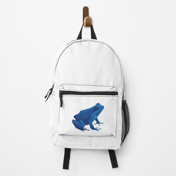 Item preview, Geometric Blue Frog – Polygonal Toad Sticker for Biologists' Gift designed and sold by bsbd-action.