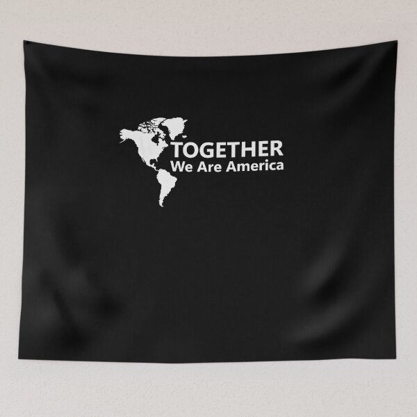 Item preview, Together We Are America Map Design designed and sold by HUTEND.