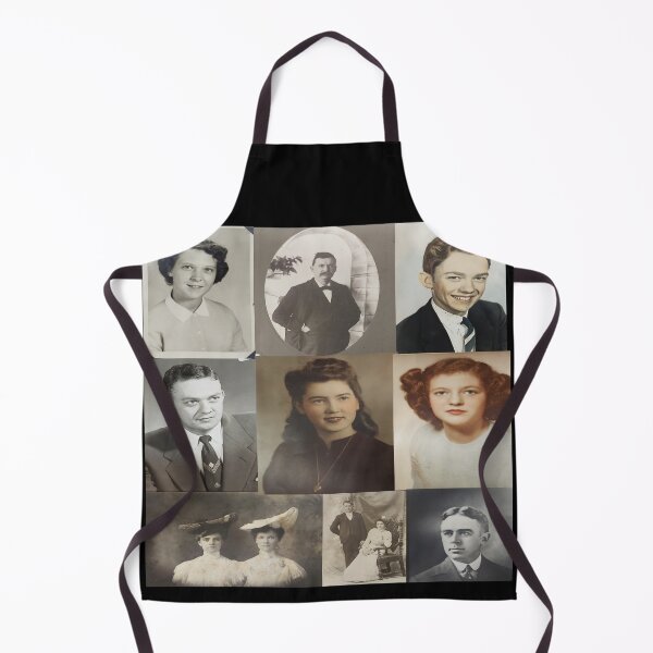 Item preview, Vintage Portrait Photo Collection Collage  designed and sold by Cat Haven & Rescue .