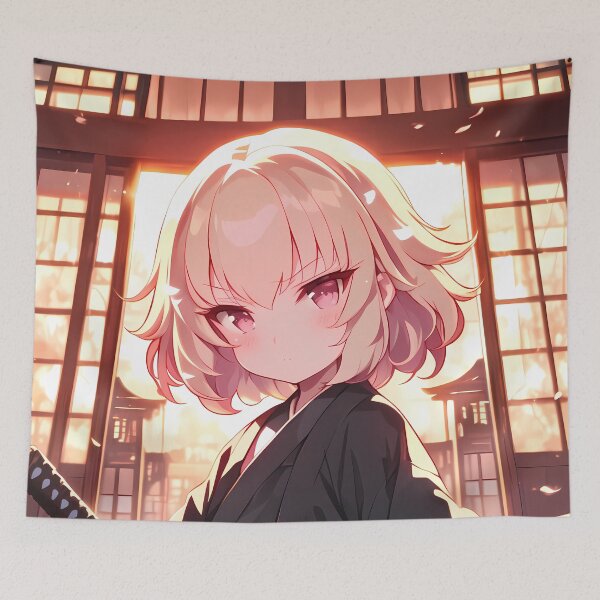 Item preview, Katyusha Girls Und Panzer Cherry Blossom Sunset Yukata Chibi designed and sold by TanglenRabbit.
