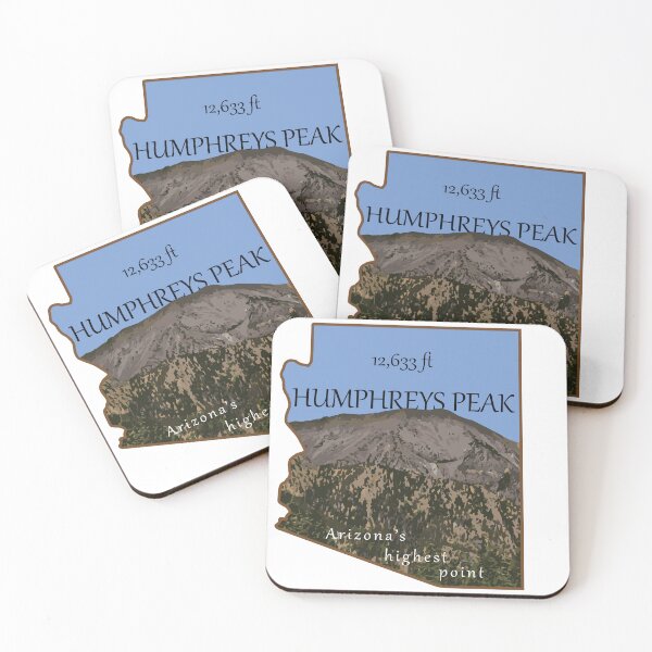 Item preview, Humphreys Peak Arizona illustration designed and sold by scrossdesigns.
