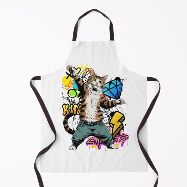 Item preview, Hip Hop Dancing Cat Urban Graffiti designed and sold by yuki-hana.