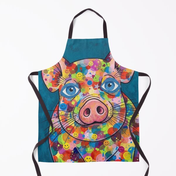Item preview, Colorful Kitsch Pig designed and sold by HeyyItsNikki.