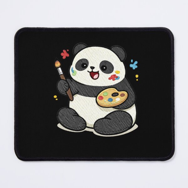 Item preview, Painter Panda – Cute Artist Panda Painting Cartoon Mascot designed and sold by ColorSplash123.