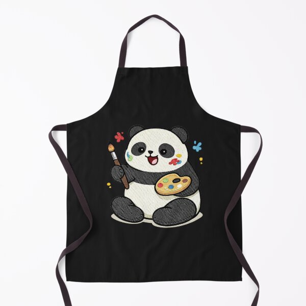 Item preview, Painter Panda – Cute Artist Panda Painting Cartoon Mascot designed and sold by ColorSplash123.