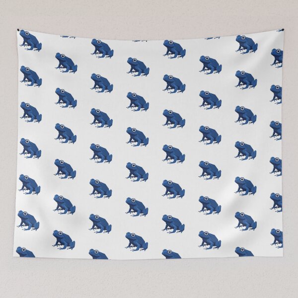 Item preview, Minimalist Indigo Frog – Dark Blue Toad Design for Elegant Accessories designed and sold by bsbd-action.