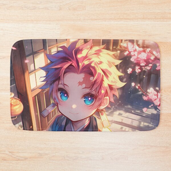 Artikelvorschau, Akaza Demon Slayer Chibi Soft Light Sunset Sakura entworfen und verkauft von TanglenRabbit.