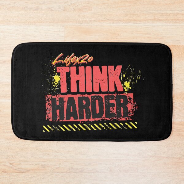 Item preview, think harder designed and sold by Lifex2o.