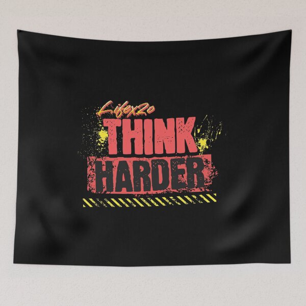 Item preview, think harder designed and sold by Lifex2o.
