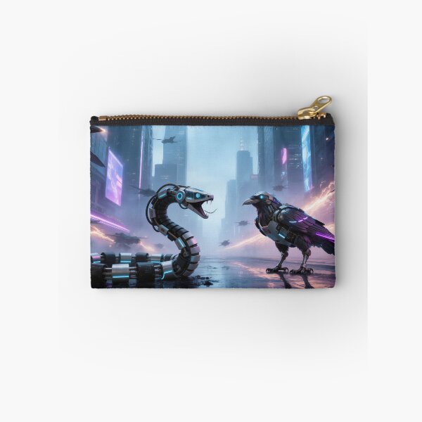 Item preview, Neon Showdown: Circuit Raven vs Coil Anacoda designed and sold by SynthRaccoon.