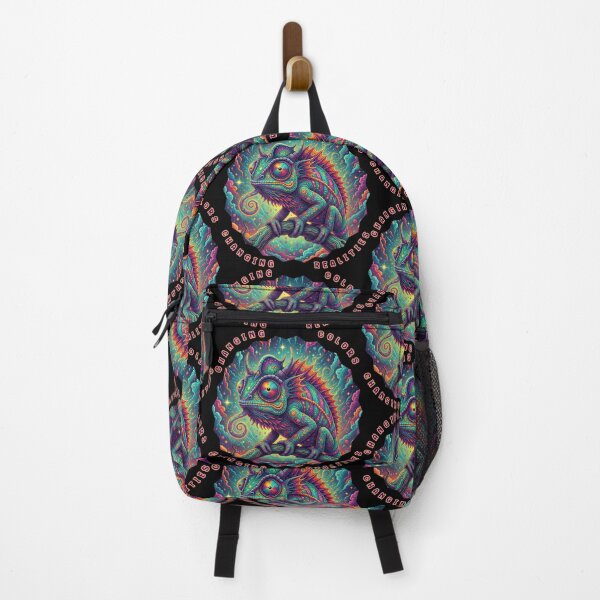 Item preview, Psychedelic Chameleon - Changing Colors, Changing Realities designed and sold by Shy Fractal Designs.