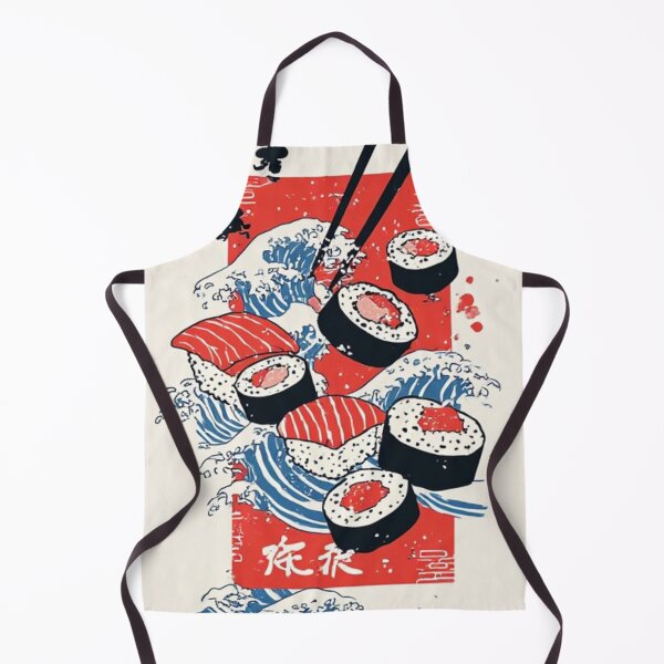 Item preview, The Great Wave of Sushi: Ukiyo-e Culinary Fusion designed and sold by Jimakmo.