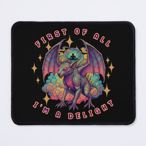 Item preview, Psychedelic Chupacabra - First of All, I'm a Delight designed and sold by Shy Fractal Designs.