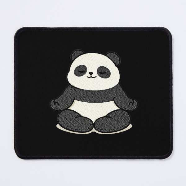 Item preview, Yoga Panda – Cute Meditating Panda Zen Yoga Mascot designed and sold by ColorSplash123.