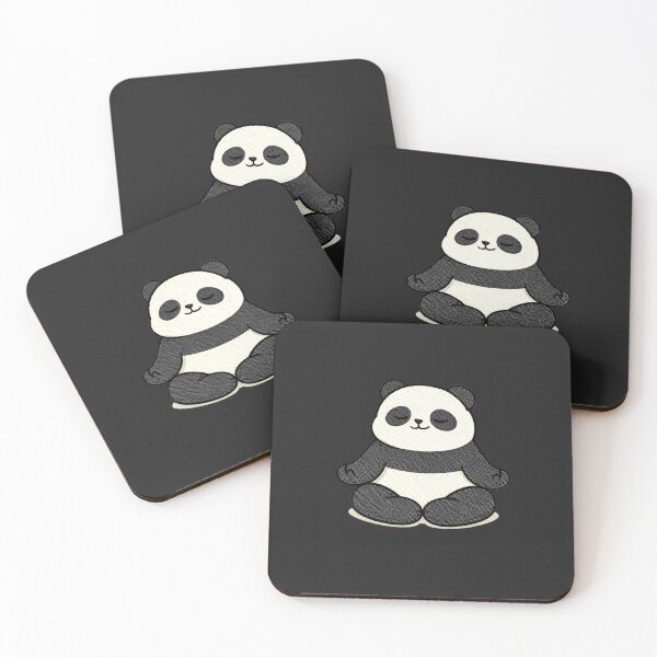 Item preview, Yoga Panda – Cute Meditating Panda Zen Yoga Mascot designed and sold by ColorSplash123.