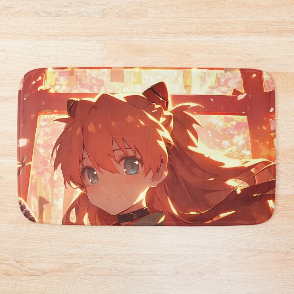 Item preview, Asuka Langley Soryu Neon Genesis Evangelion Shrine Sunset designed and sold by TanglenRabbit.