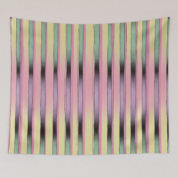Item preview, Hand Drawn Pastel Stripe Pattern designed and sold by bubblegoth.