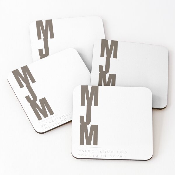 Item preview, MJM Stacked Vertical — Premium Monogram Typography Design designed and sold by zen-mart.