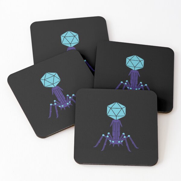 Item preview, Geometric Bacteriophage Virus Bio-Tech Art designed and sold by Bio Tech Art.