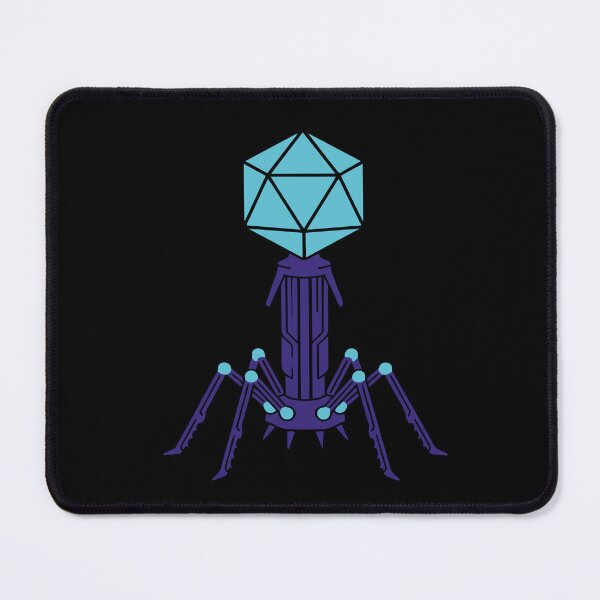 Item preview, Geometric Bacteriophage Virus Bio-Tech Art designed and sold by Bio Tech Art.