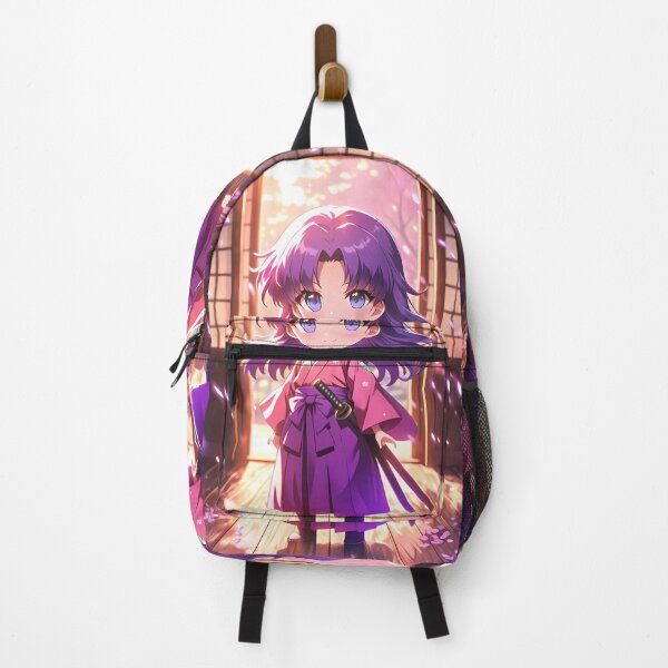Item preview, Misato Katsuragi Neon Genesis Evangelion Chibi Waifu Kimono Spring Glow designed and sold by TanglenRabbit.