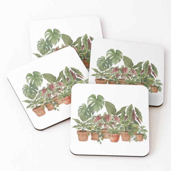 Item preview, Watercolor Houseplant Sticker – Botanical Plant Collection Illustration designed and sold by thebmedit.