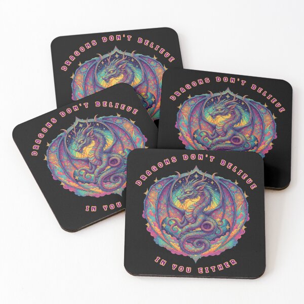 Item preview, Psychedelic Dragon - Dragons Don't Believe in You Either designed and sold by Shy Fractal Designs.