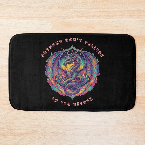 Item preview, Psychedelic Dragon - Dragons Don't Believe in You Either designed and sold by Shy Fractal Designs.