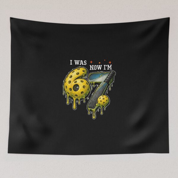 Item preview, I Was 6 Now I'M 7 Birthday designed and sold by Happycapyco.