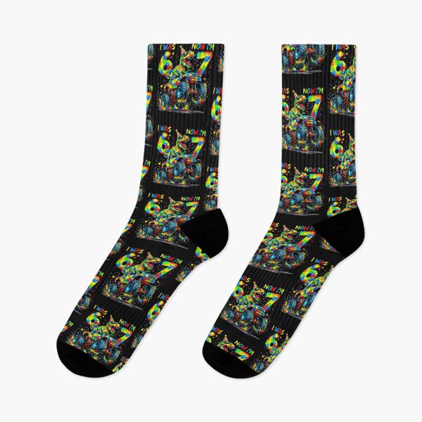 Item preview, I Was Six Now I'M Seven Dinosaur designed and sold by Happycapyco.