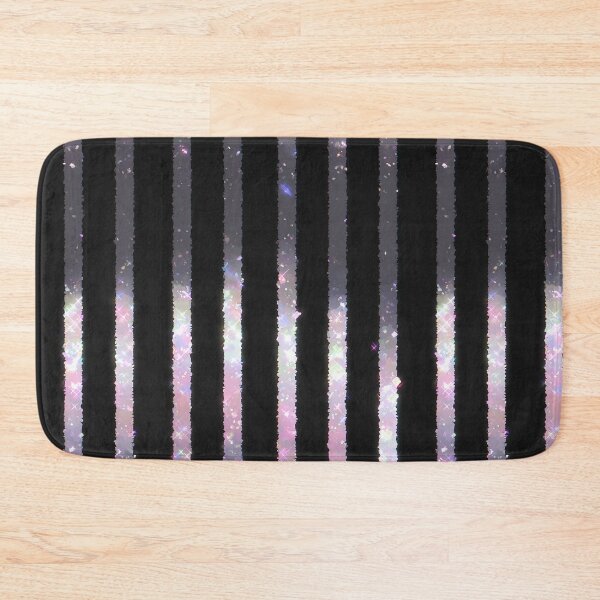 Item preview, Iridescent Silver Glitter Stripes designed and sold by bubblegoth.