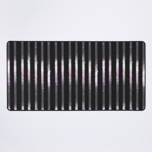 Item preview, Iridescent Silver Glitter Stripes designed and sold by bubblegoth.